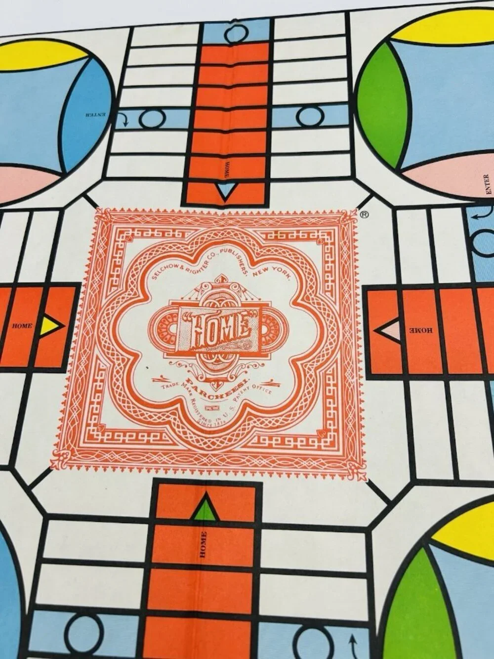 Vintage Parcheesi Royal Game of India, 1982 Edition Selchow & Righter Complete